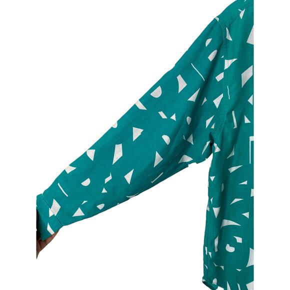 VTG Levi’s Men's Sportswear Abstract Preppy Casual Button Down Shirt Size Large - Picture 4 of 11